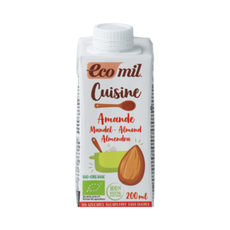 Ecomil Almondcuisine sugar free bio 200 Milliliter