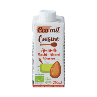 Ecomil Almondcuisine sugar free bio 200.00 Milliliter