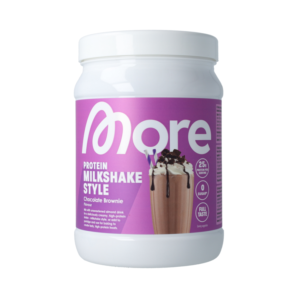 More Nutrition More Protein Milkshake Style Chocolate Brownie 360 Gram