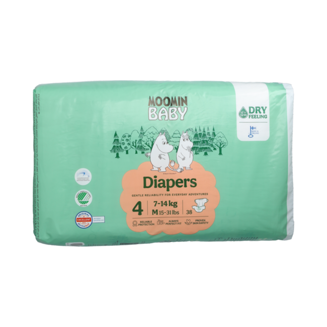 Baby luiers maat 4 7-14kg 38 Stuks