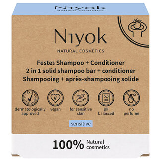 Niyok 2 in1 shampoo sensitive 80.00 Gram