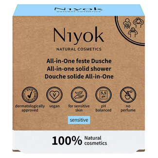 Niyok All in one shower sensitive 80.00 Gram