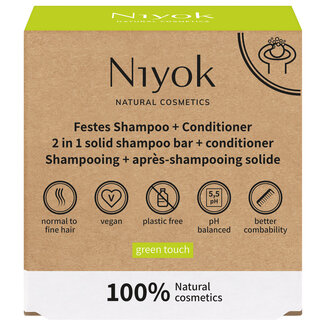 Niyok 2 in 1 shampoo/condition green touch 80.00 Gram