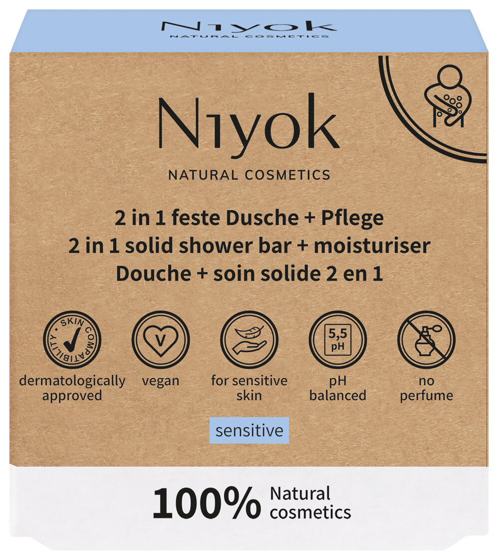 Niyok 2 in1 shower sensitive 80 Gram