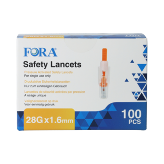 Fora Veiligheidslancetten (28G) 100 Stuks