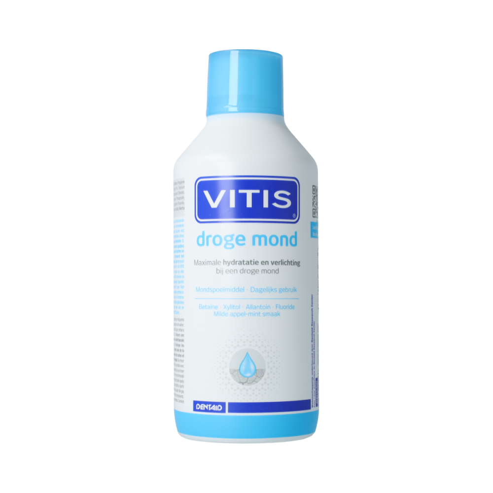 VITIS Droge mond mondspoelmiddel 500 Milliliter