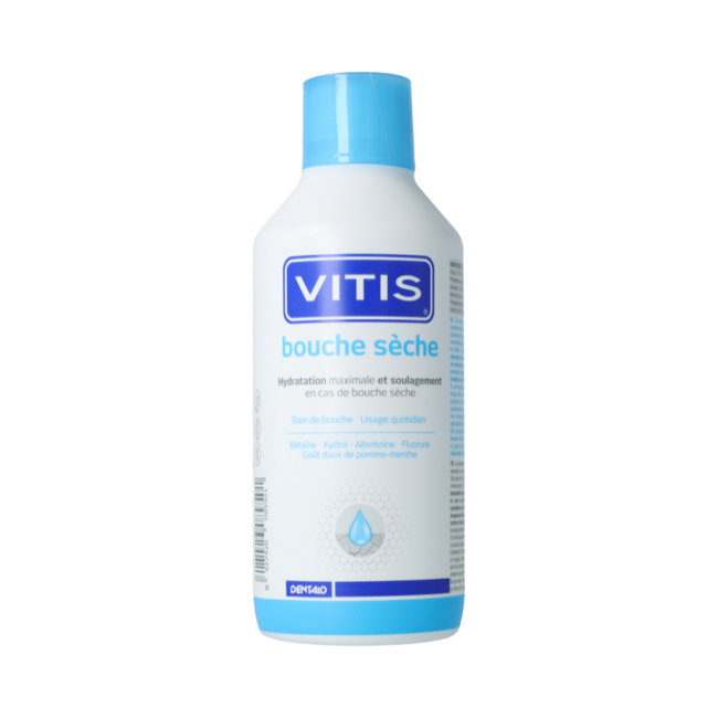 VITIS Droge mond mondspoelmiddel 500 Milliliter