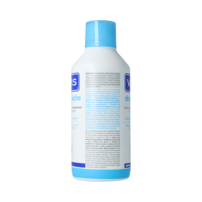 VITIS Droge mond mondspoelmiddel 500 Milliliter
