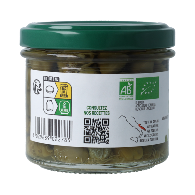 Kappertjes in azijn bio 100 Gram