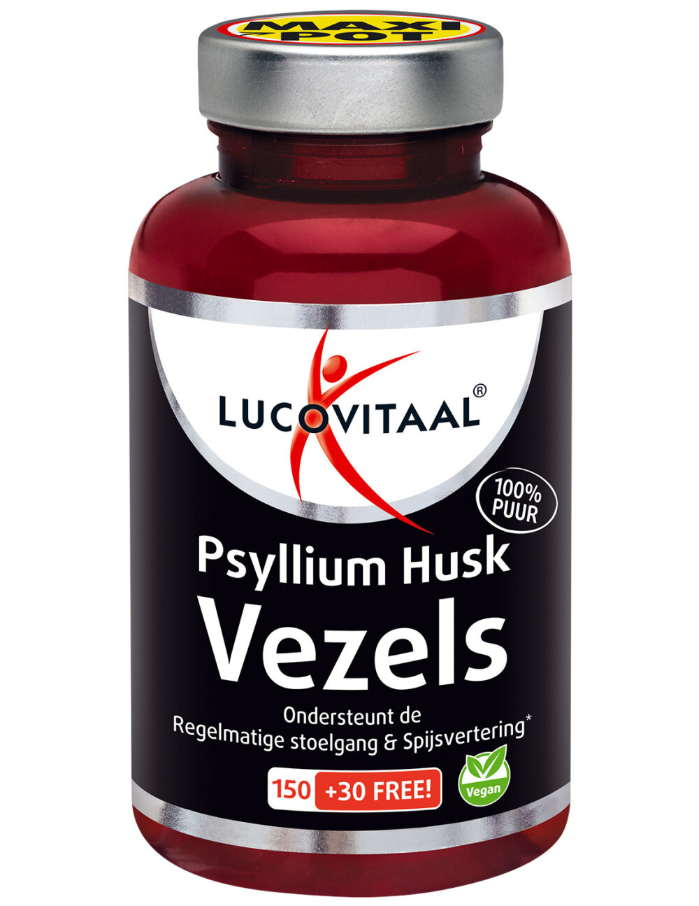 Lucovitaal Psyllium Husk 180 Capsules