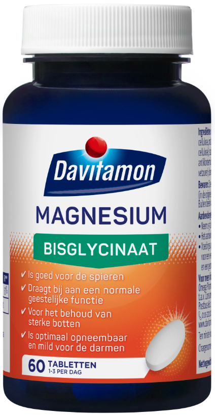 Davitamon Magnesium Bisglycinaat 60 Tabletten