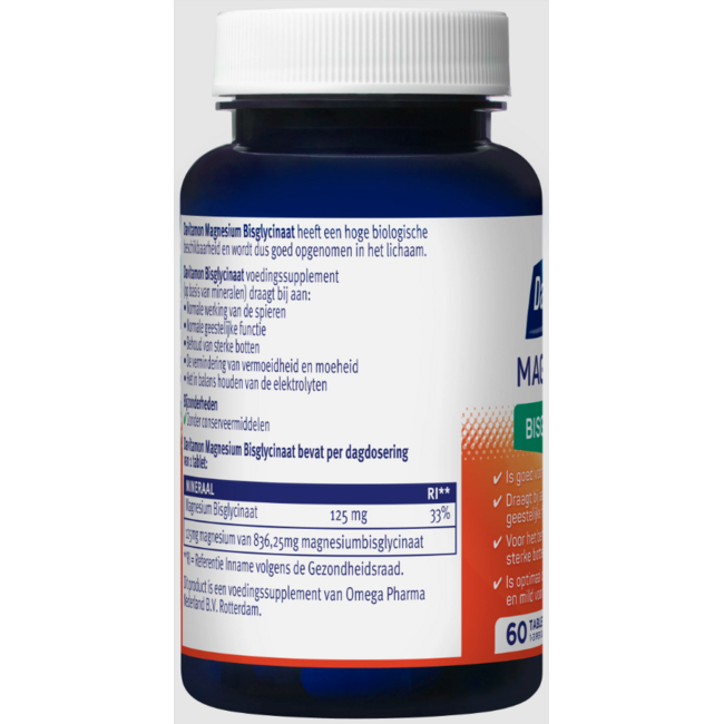 Davitamon Magnesium Bisglycinaat 60 Tabletten