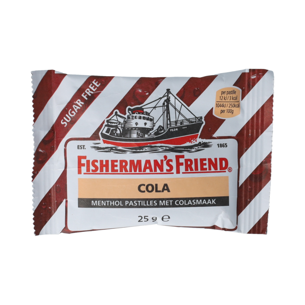 Fisherman's Friend cola 25 gram. 25.00 Gram