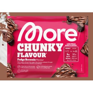 More Nutrition Chunky Flavour Fudge Brownie – 90 g 90.00 Gram