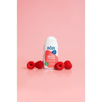 DOZE Vitamins Multi Framboos - vloeibare multivitamine 50.00 Milliliter