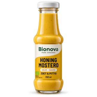 Bionova Honing mosterd saus bio 250.00 Milliliter