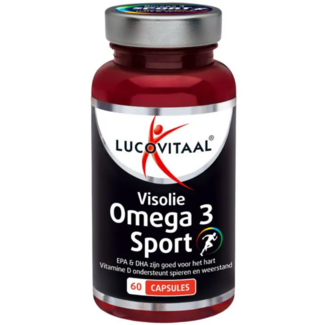 Lucovitaal Visolie Omega 3 Sport 60.00 Capsules