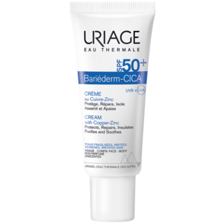 Uriage BARIÉDERM-CICA CRÈME SPF50+ AU CUIVRE-ZINC  40ML 40.00 Milliliter