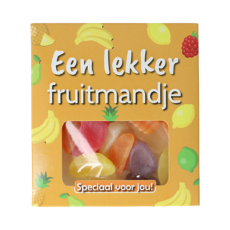 Voor Jou! Voor jou Snoep, Lekker fruitmandje 1.00 Stuks