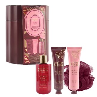 The Luxury Bathing Co Velvet Plum & Soft Suede - Luxury Bathing 1.00 Set