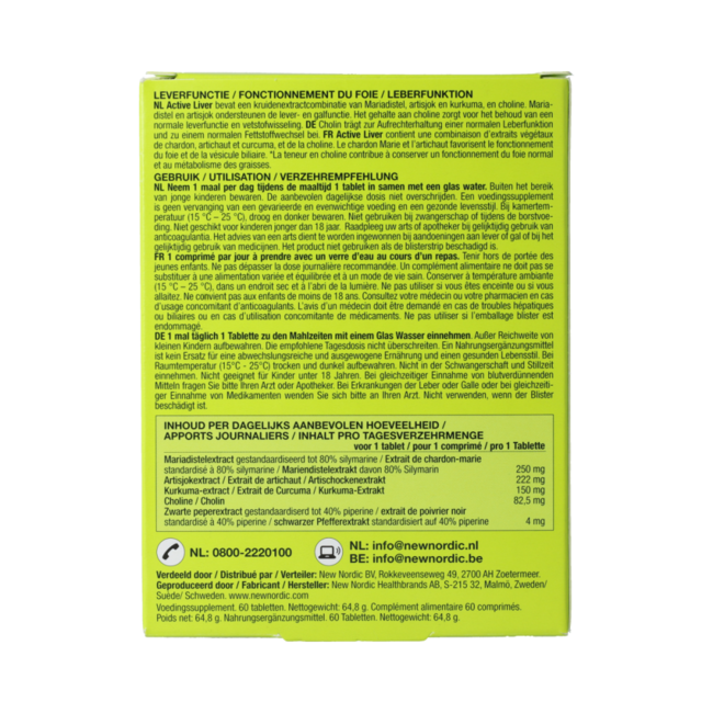 Active liver 60.00 Capsules