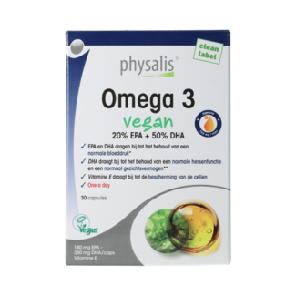 Physalis Omega 3 vegan 30.00 Capsules