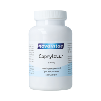 Nova Vitae Caprylzuur 500mg 100.00 Capsules