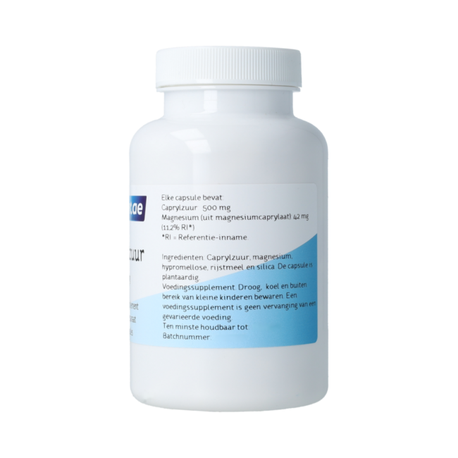 Caprylzuur 500mg 100.00 Capsules