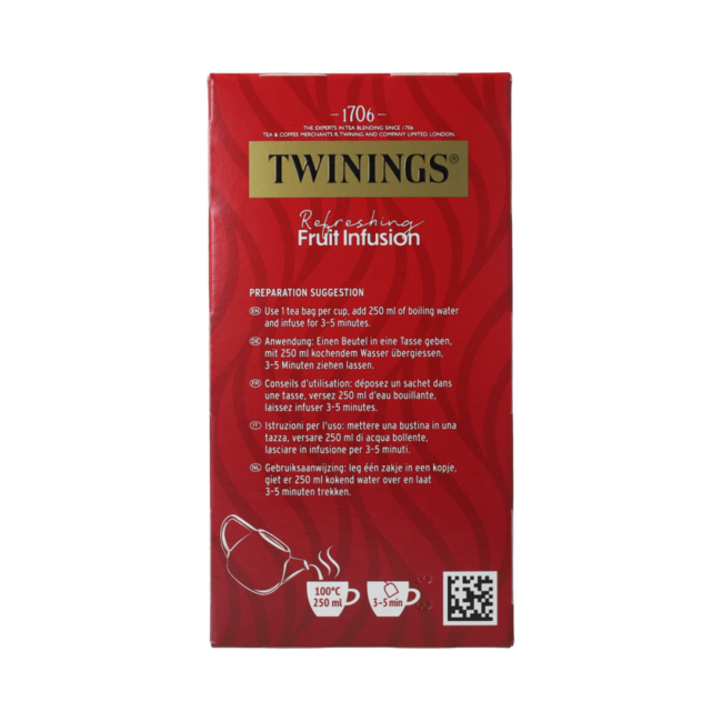 Refreshing fruit infusion 20.00 Zakjes