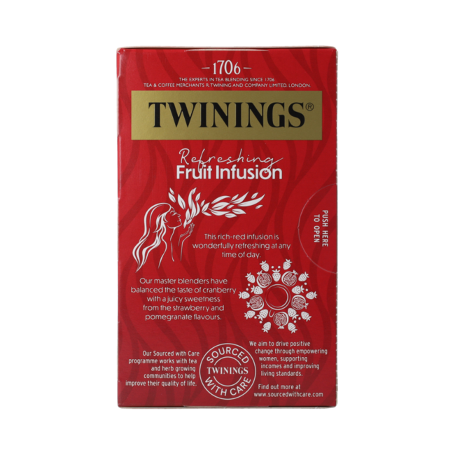Refreshing fruit infusion 20.00 Zakjes