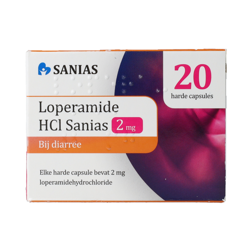 Sanias LOPERAMIDE HCL SANIAS CAPSULE 2 MG 20.00 Stuks