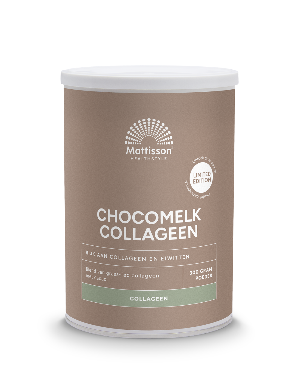 Mattisson Chocomelk collageen Limited Edition 300.00 Gram