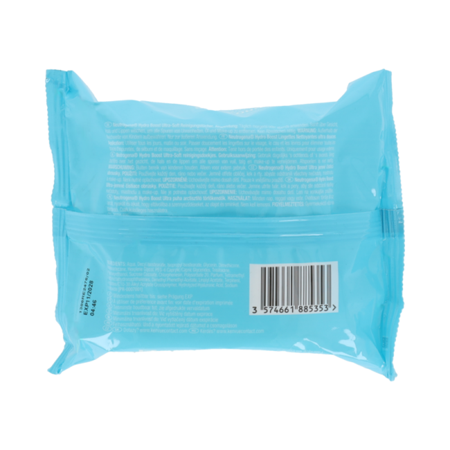 NEUTROGENA HYDR BOOST WIPES 25.00 Stuks
