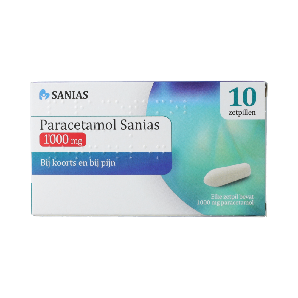 Sanias PARACETAMOL SANIAS ZETPIL 1000 MG 10.00 Stuks