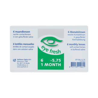 Eyefresh Eye Fresh maandlenzen 6-pack -5.75 6.00 Stuks