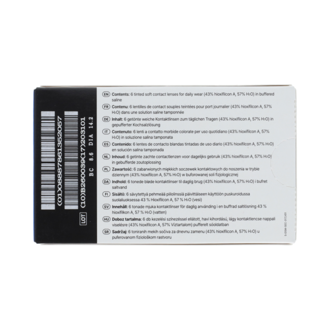 Eye Fresh maandlenzen 6-pack -3.25 6.00 Stuks