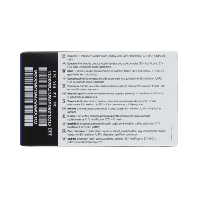 Eye Fresh maandlenzen 6-pack -2.50 6.00 Stuks