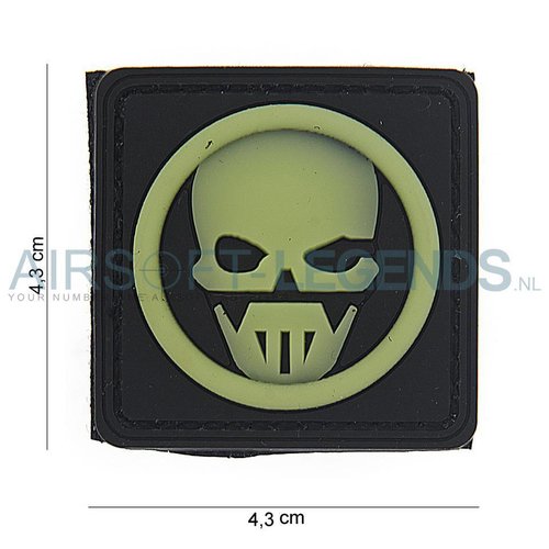 101Inc. 101Inc. Ghost 3D Rubber Patch Black 101Inc. 101Inc. Ghost 3D Rubber Patch Black