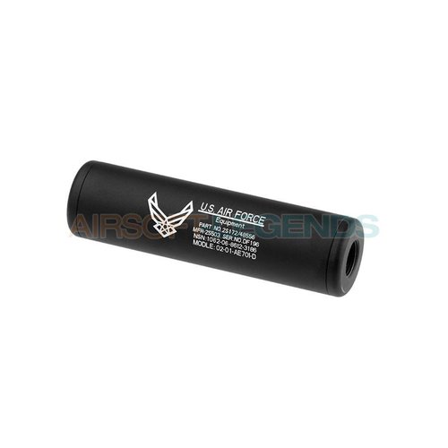 King Arms King Arms 110mm LW Silencer US Air Force CW/CCW King Arms King Arms 110mm LW Silencer US Air Force CW/CCW