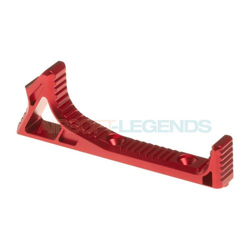 Metal Metal Keymod Link Curved Foregrip Red Metal Metal Keymod Link Curved Foregrip Red