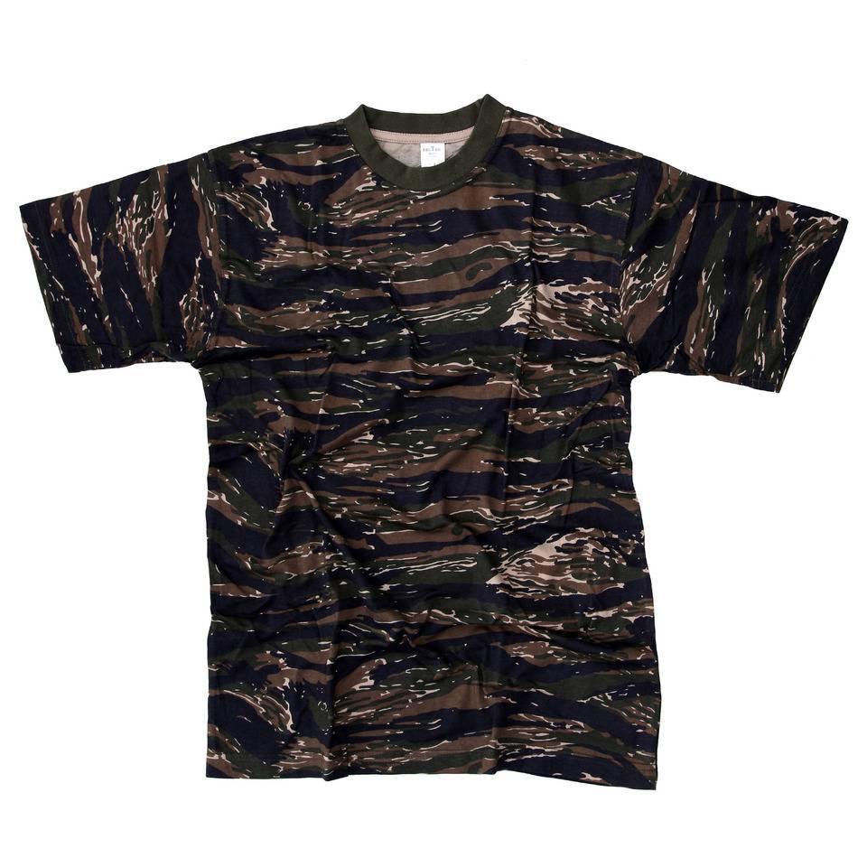 Fosco Tiger Stripe Camo T-Shirt.