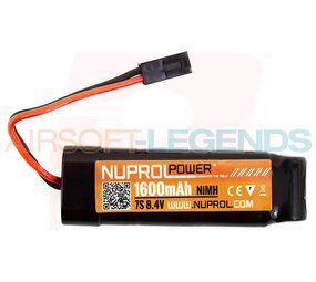 Nuprol 8.4V NiMh Battery 1600MaH Small Type Mini Tamiya