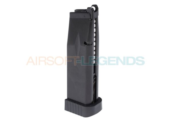 KJ Works Hi-Capa 6 Full Metal Co2 Magazine 29rds