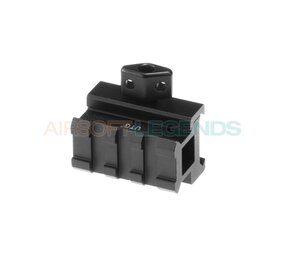 Leapers Medium Profile 3-Slot Twist Lock Riser Mount