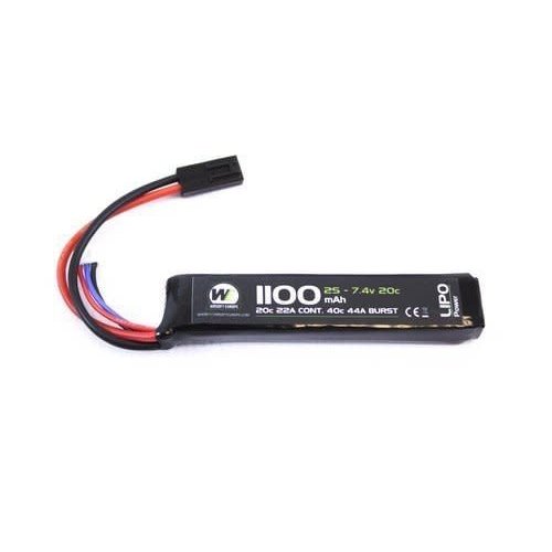 Nuprol 7.4V LiPo 1100Mah 20C Stick type Nuprol 7.4V LiPo 1100Mah 20C Stick type