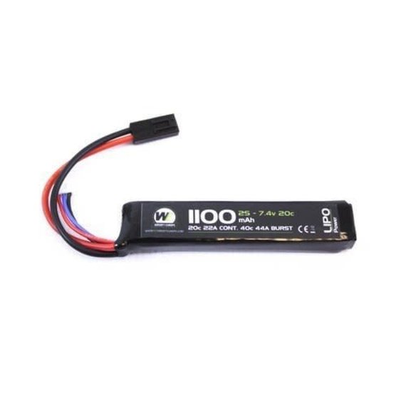 7.4V LiPo 1100Mah 20C Stick type Mini Tamiya