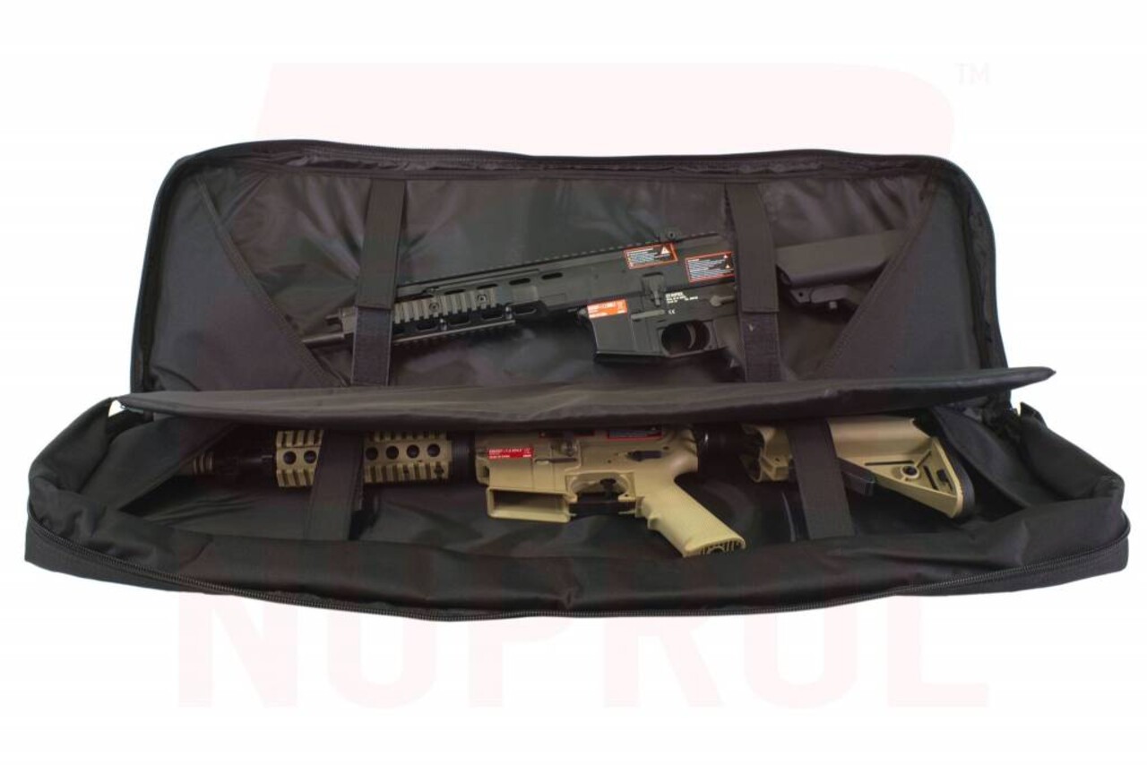 Nuprol PMC DeLuxe Double Rifle Gun Bag 46inch Black Nuprol PMC DeLuxe Double Rifle Gun Bag 46inch Black