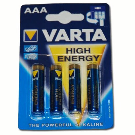 Varta AAA Batterij (4pcs) Varta AAA Batterij (4pcs)