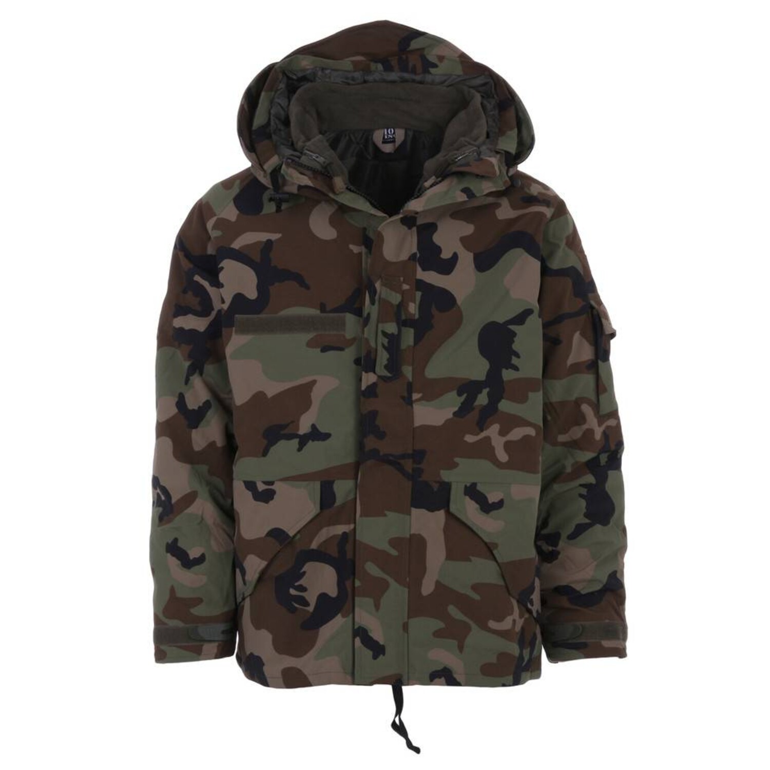 Giubbotto Parka Militare Americano Woodland - Shop SoftAir