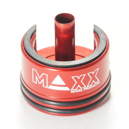 Maxx Model Maxx Model CNC Aluminum Double Air Seal & Damper AEG Cylinder Head Maxx Model Maxx Model CNC Aluminum Double Air Seal & Damper AEG Cylinder Head
